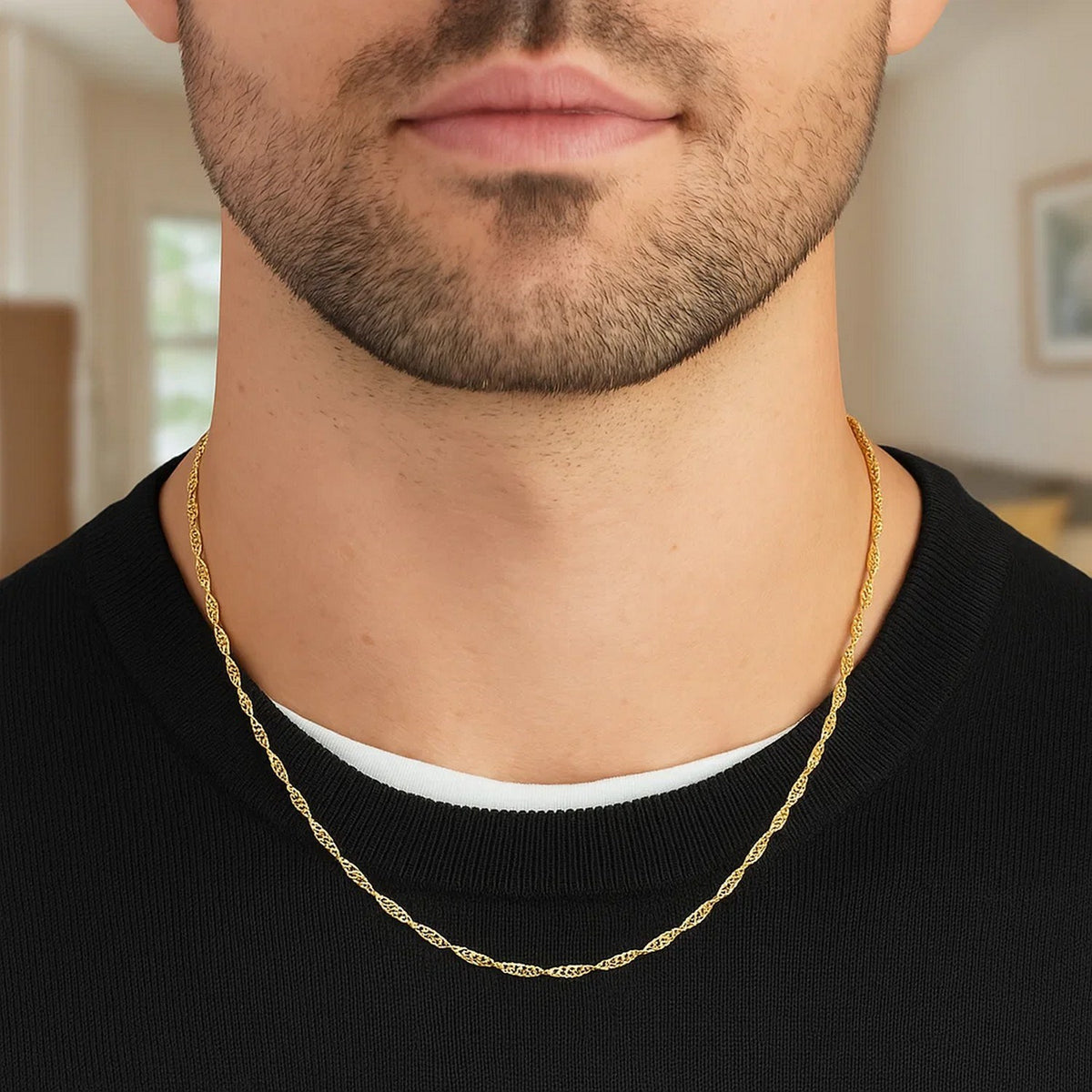14k Singapore Chain