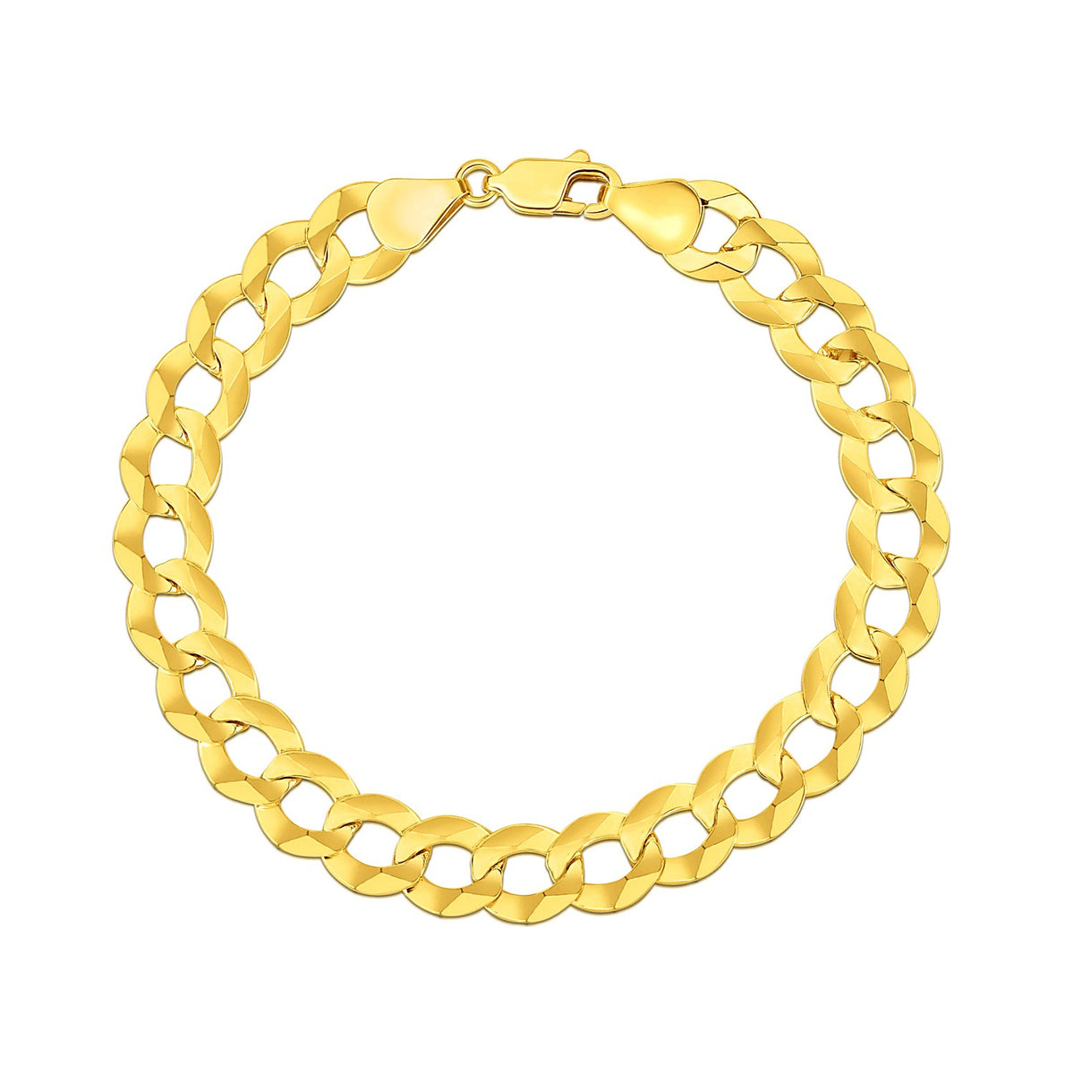 14k Solid Curb Bracelet (3.60 mm)