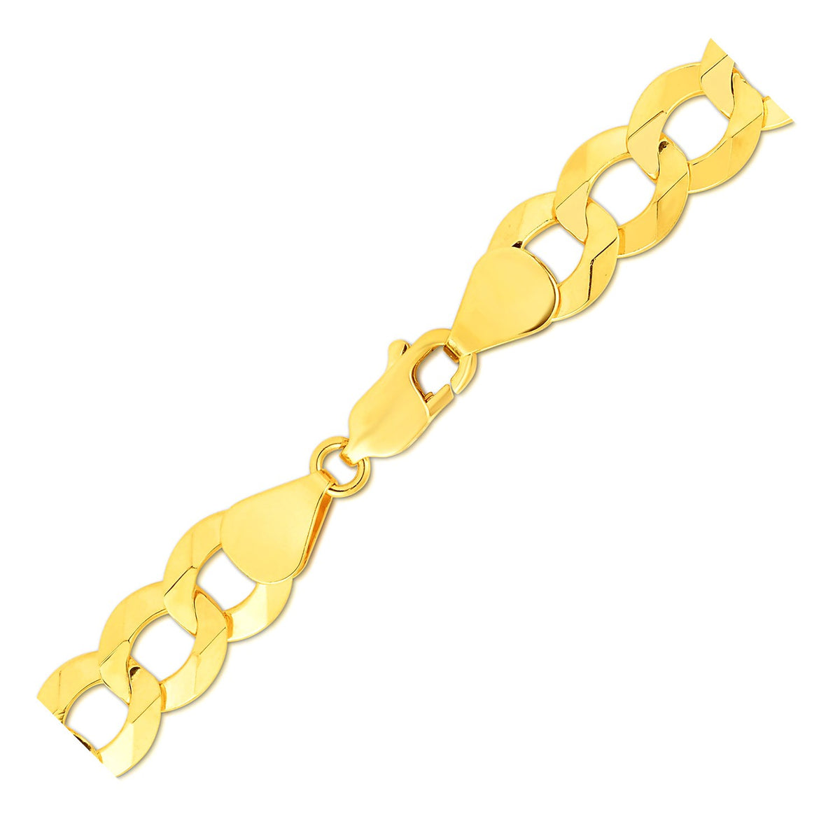 14k Solid Curb Bracelet (3.60 mm)