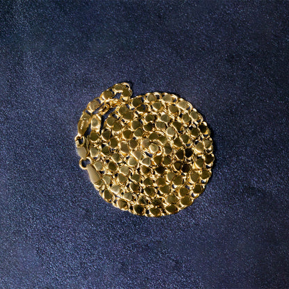 14k Yellow Gold Heart Chain