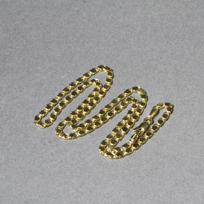 14k Yellow Gold Heart Chain