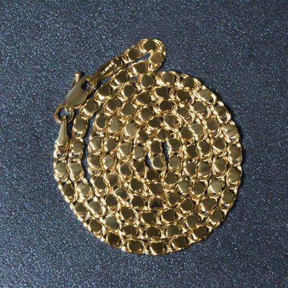 14k Yellow Gold Heart Chain