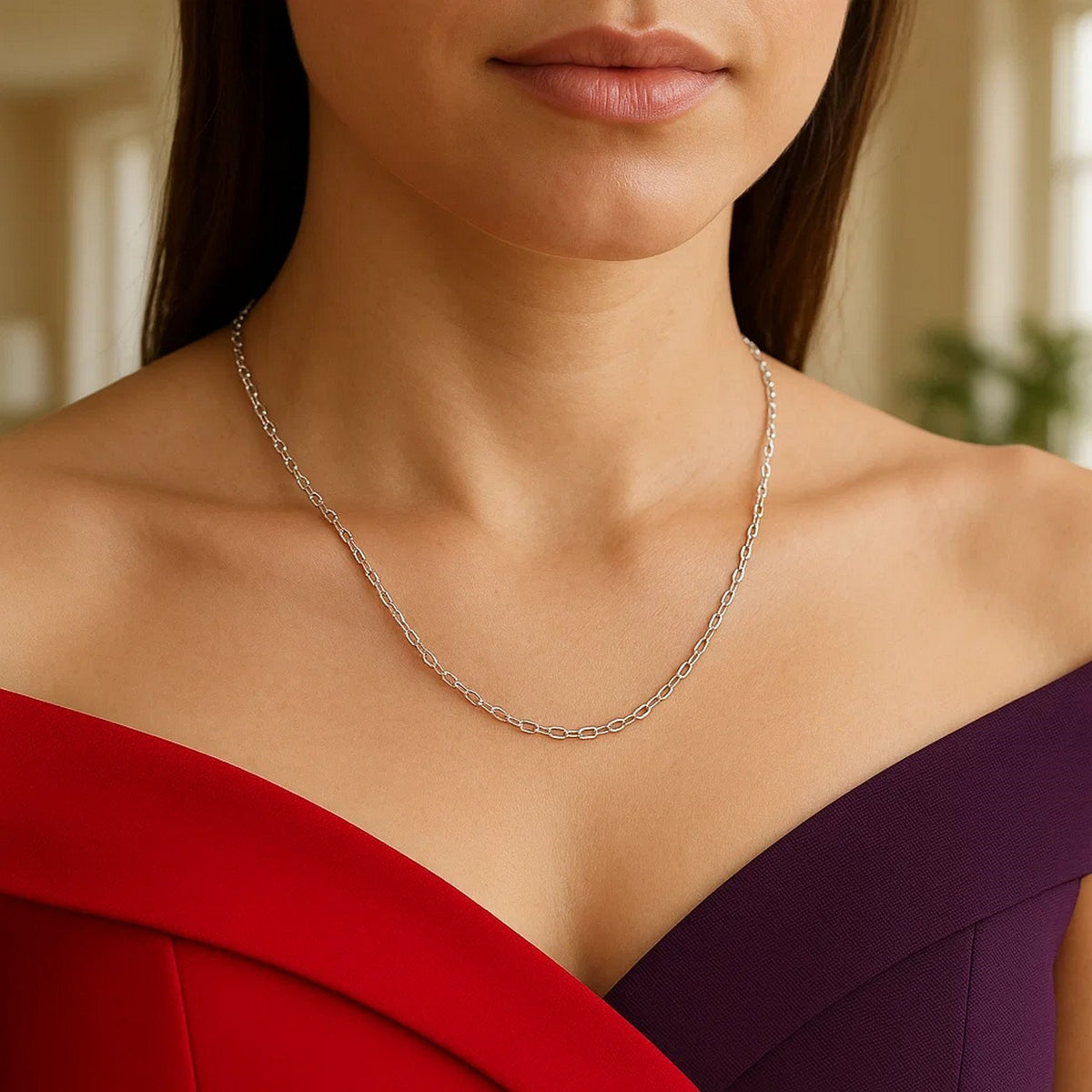 14k Oval Cable Link Chain