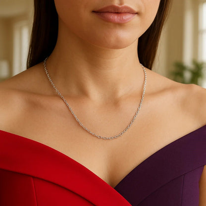 14k Oval Cable Link Chain