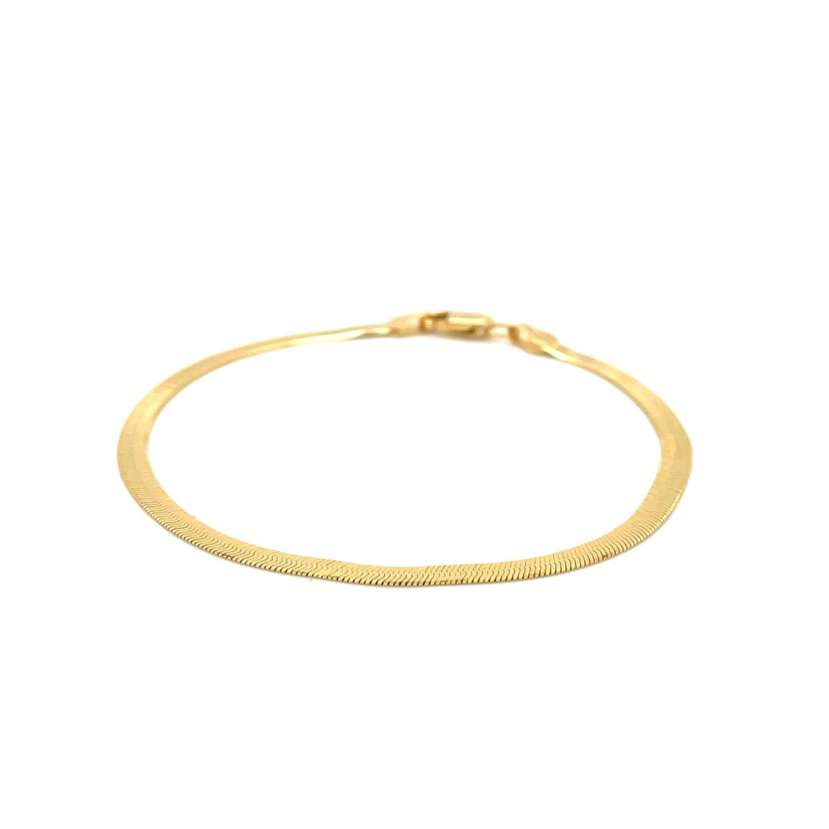 14k Super Flex Herringbone Bracelet (6.00 mm)