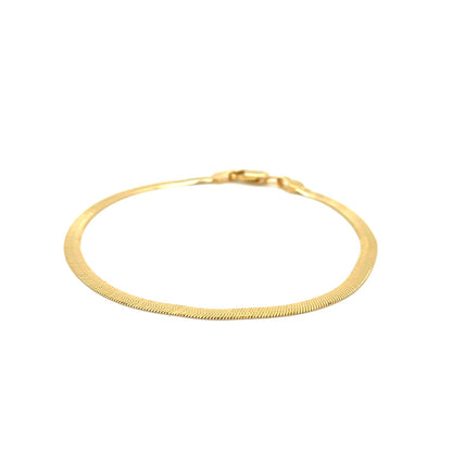 14k Super Flex Herringbone Bracelet (6.00 mm)