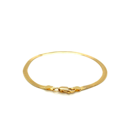 14k Super Flex Herringbone Bracelet (6.00 mm)