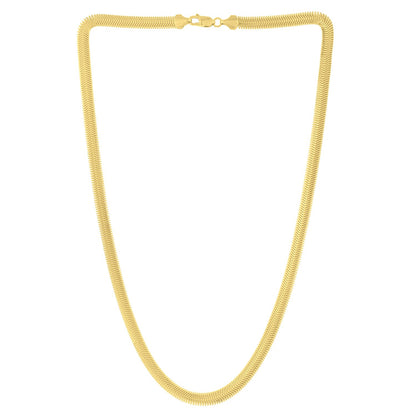 14K Yellow Gold Oval Snake Chain