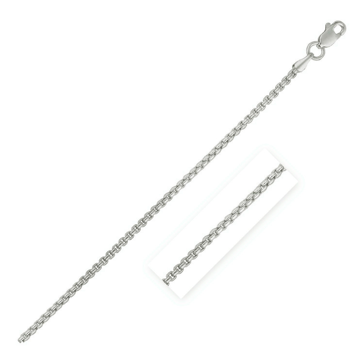 14k Round Box Chain