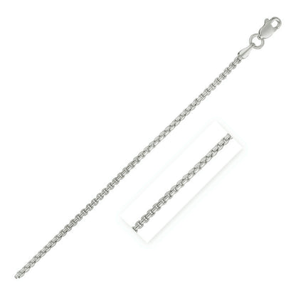 14k Round Box Chain