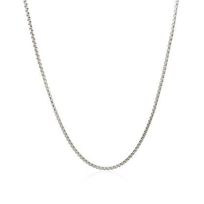 14k Round Box Chain