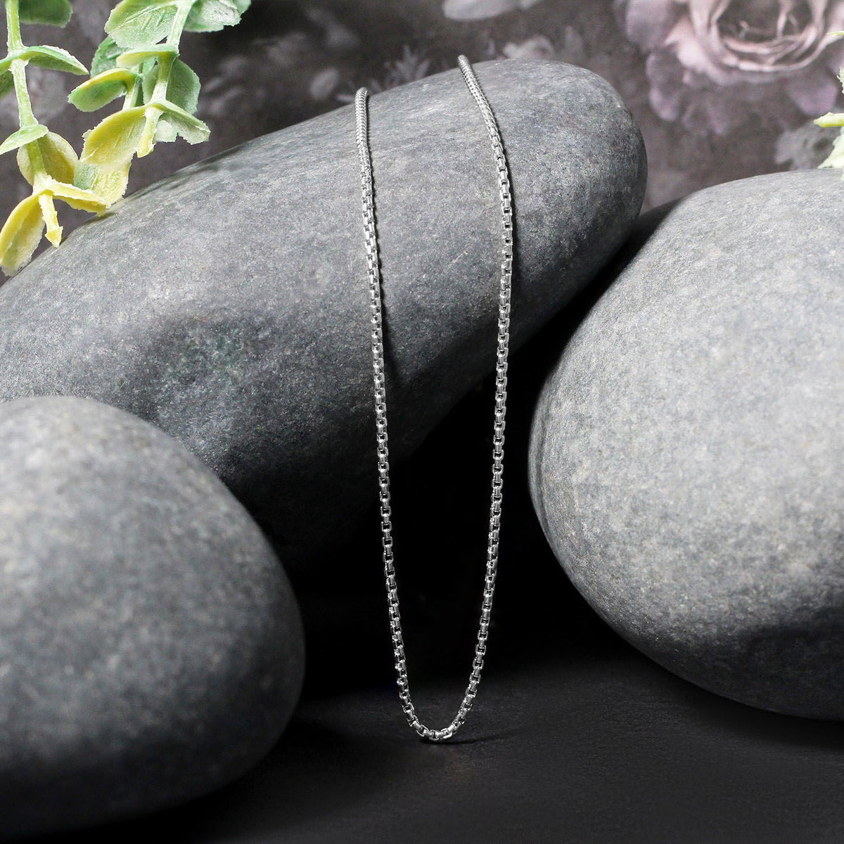 14k Round Box Chain