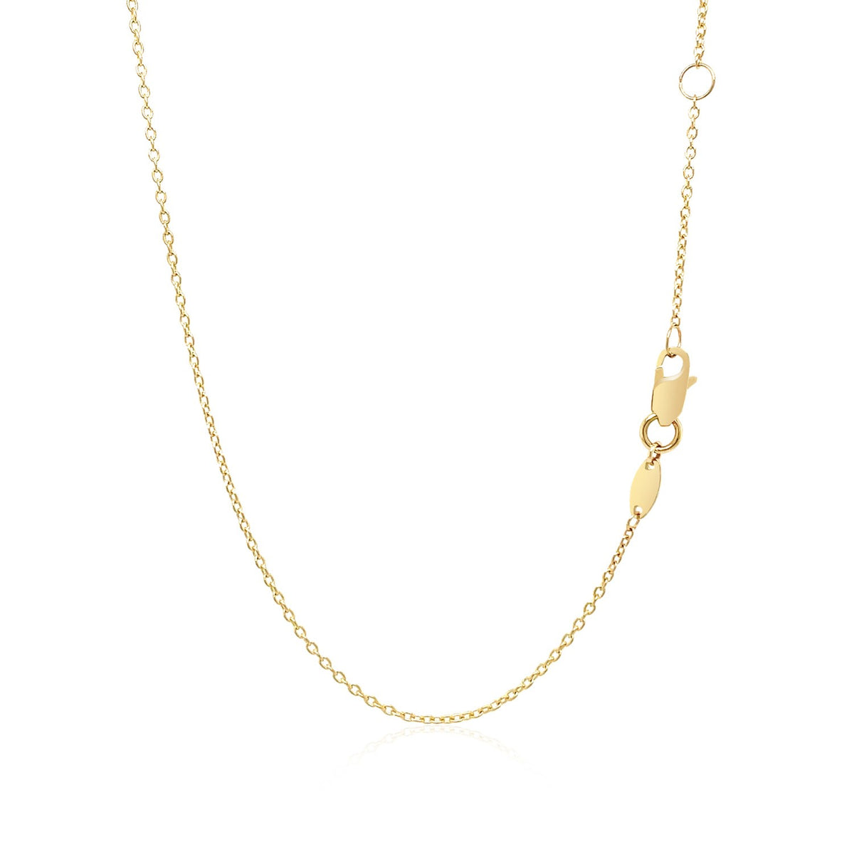 14k Smooth Flat Horizontal Bar Style Necklace