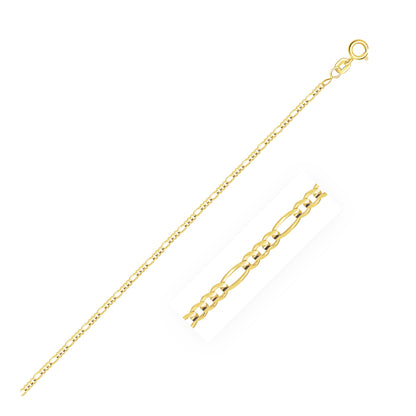 14k Solid Figaro Chain