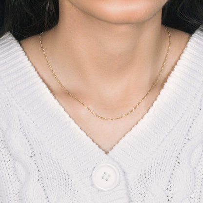 14k Solid Figaro Chain