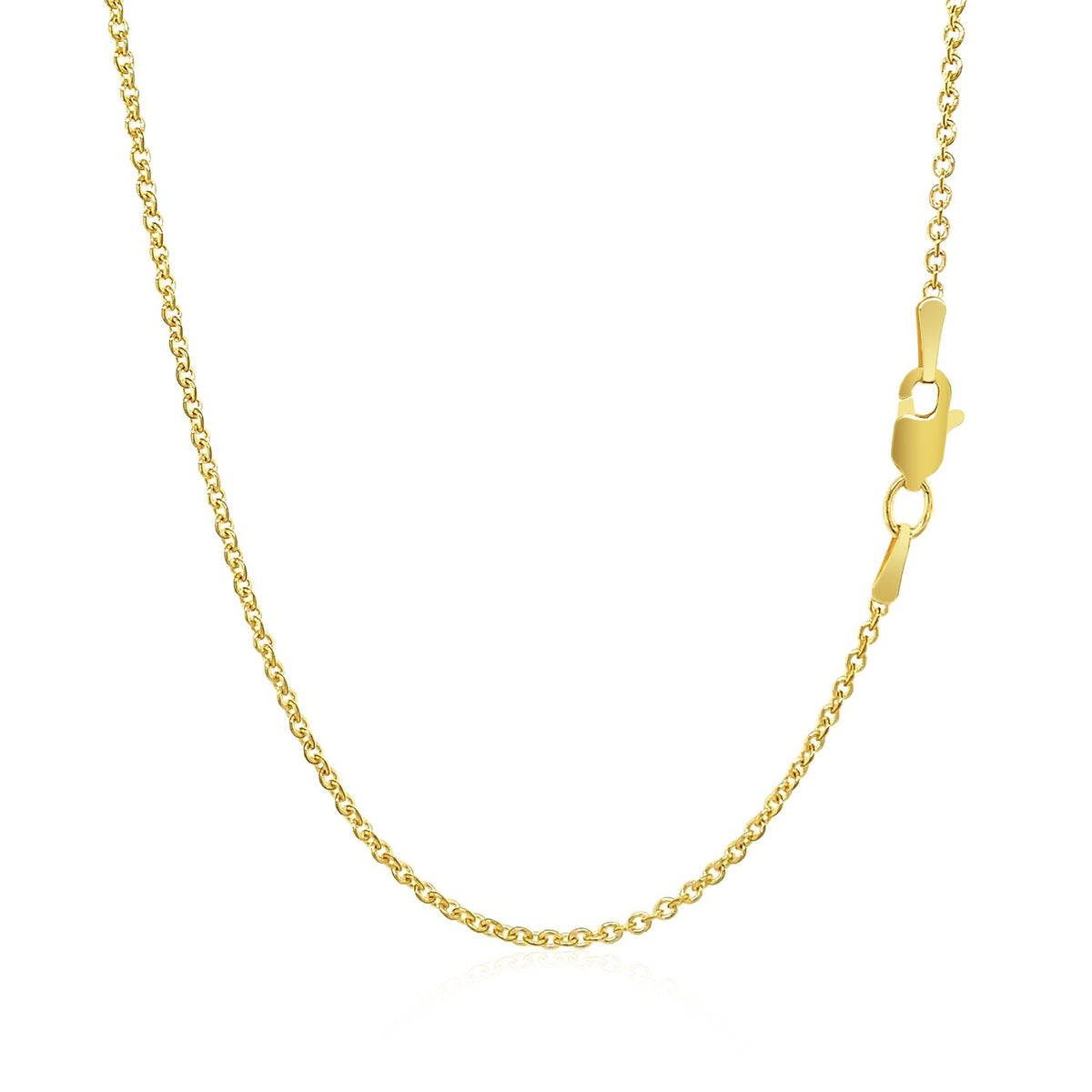 14k Yellow Gold Forsantina Lite Cable Link Chain