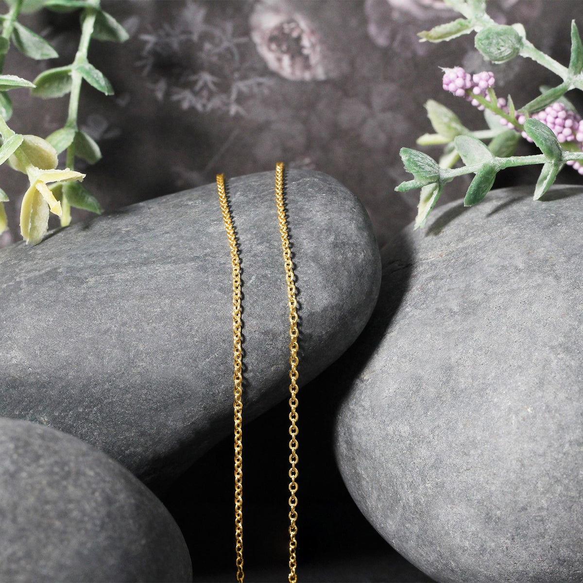 14k Yellow Gold Forsantina Lite Cable Link Chain