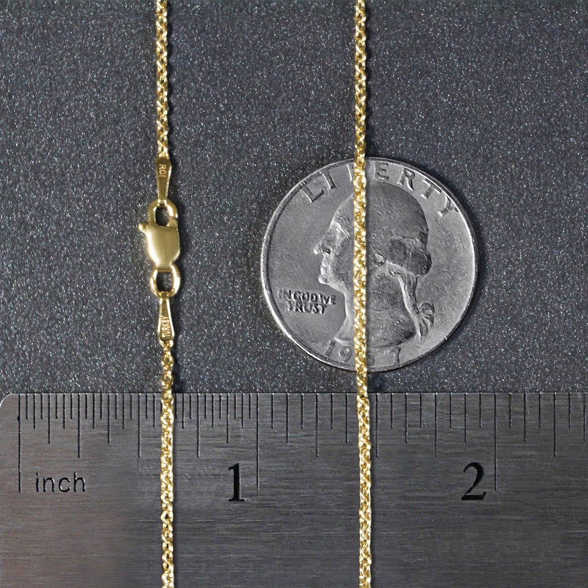 14k Yellow Gold Forsantina Lite Cable Link Chain