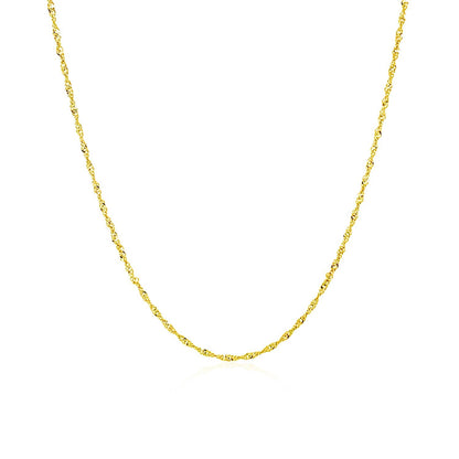 14k Singapore Chain