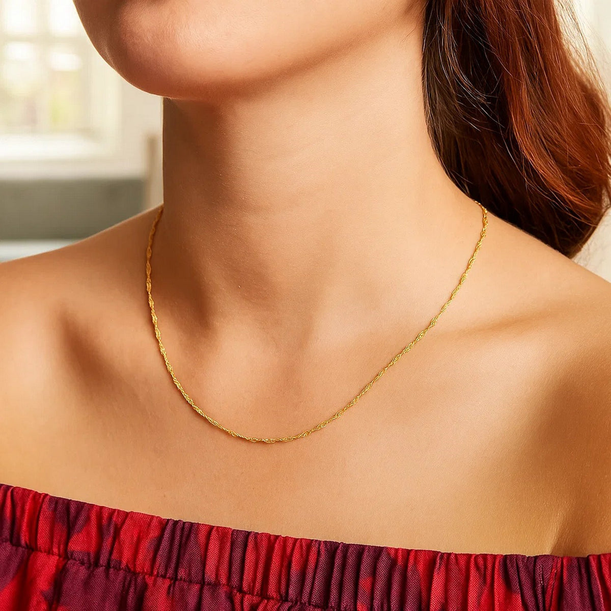 14k Singapore Chain