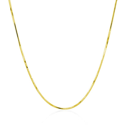 14k Adjustable Snake Chain (0.80 mm)