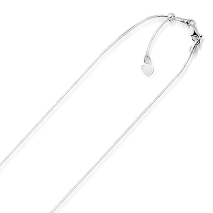 14k Adjustable Snake Chain (0.80 mm)