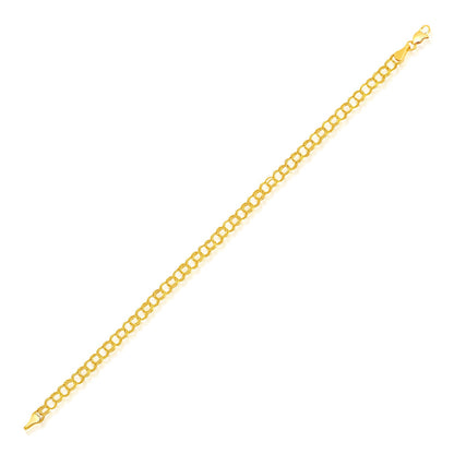 14k Yellow Gold Lite Charm Bracelet (8.00 mm)