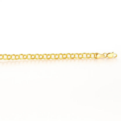 14k Yellow Gold Lite Charm Bracelet (8.00 mm)