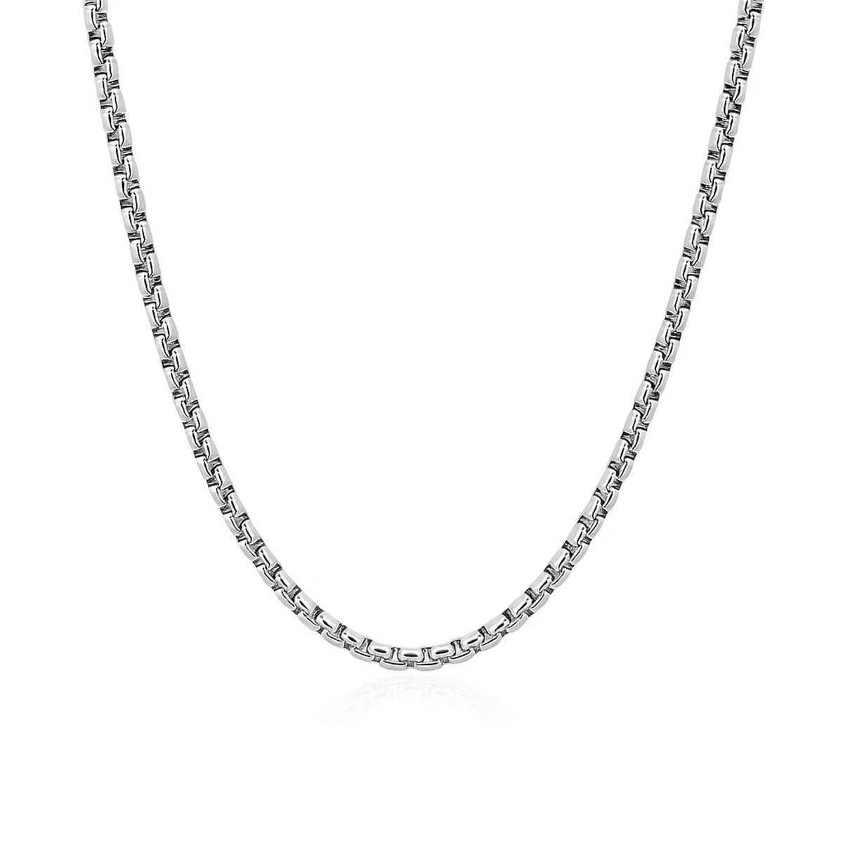 14k Round Box Chain