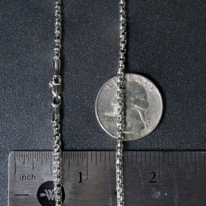 14k Round Box Chain