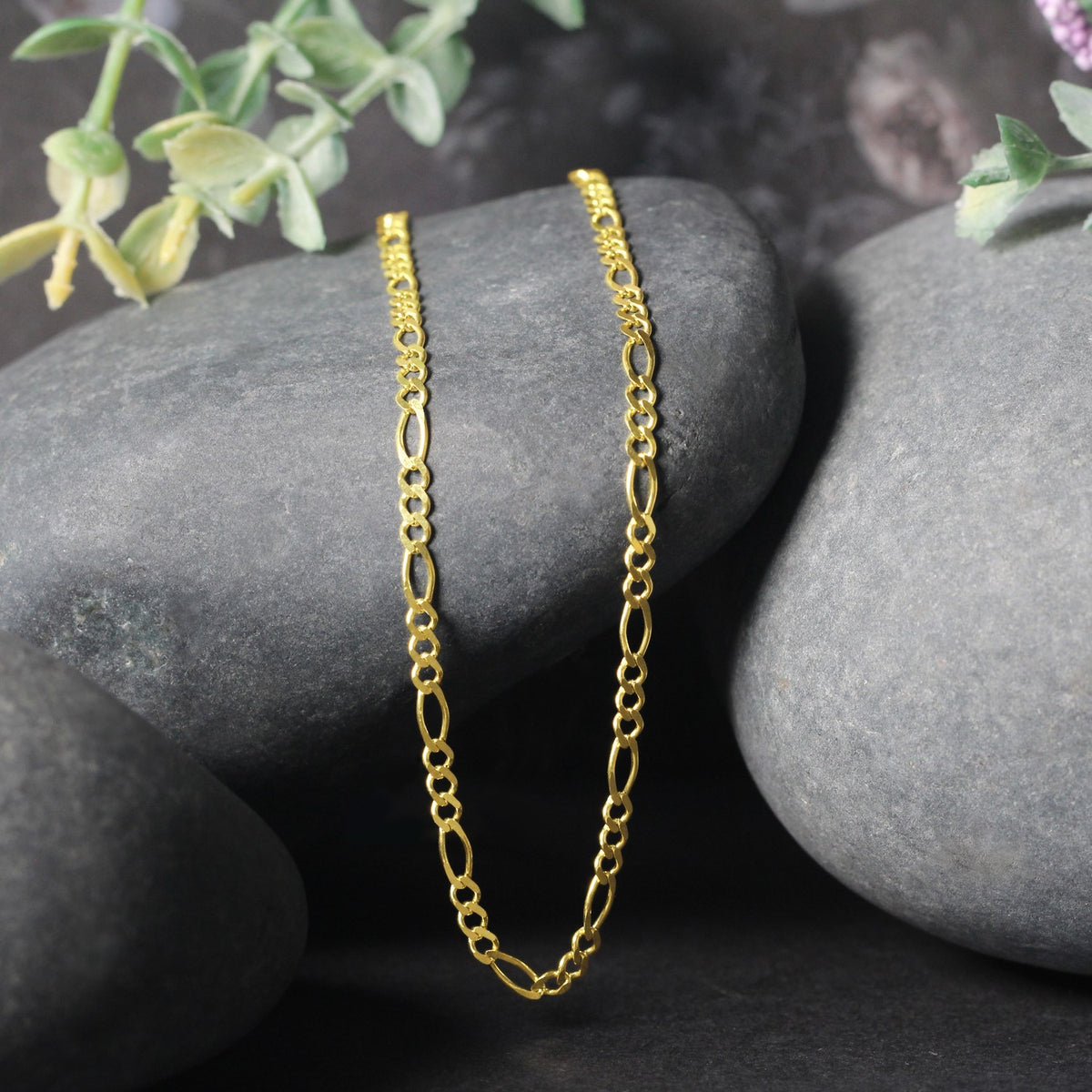 14k Solid Figaro Chain