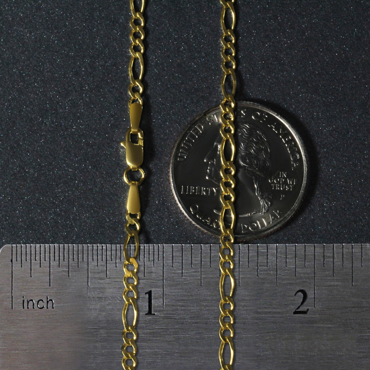 14k Solid Figaro Chain