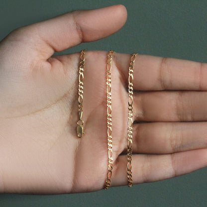 14k Solid Figaro Chain