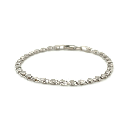 14k Heart Bracelet (3.20 mm)