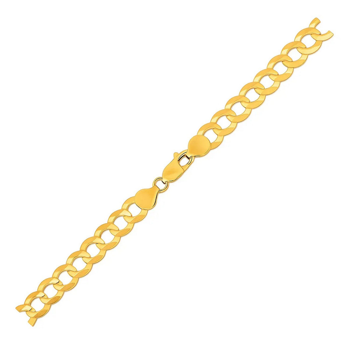 14k Solid Curb Bracelet (3.60 mm)