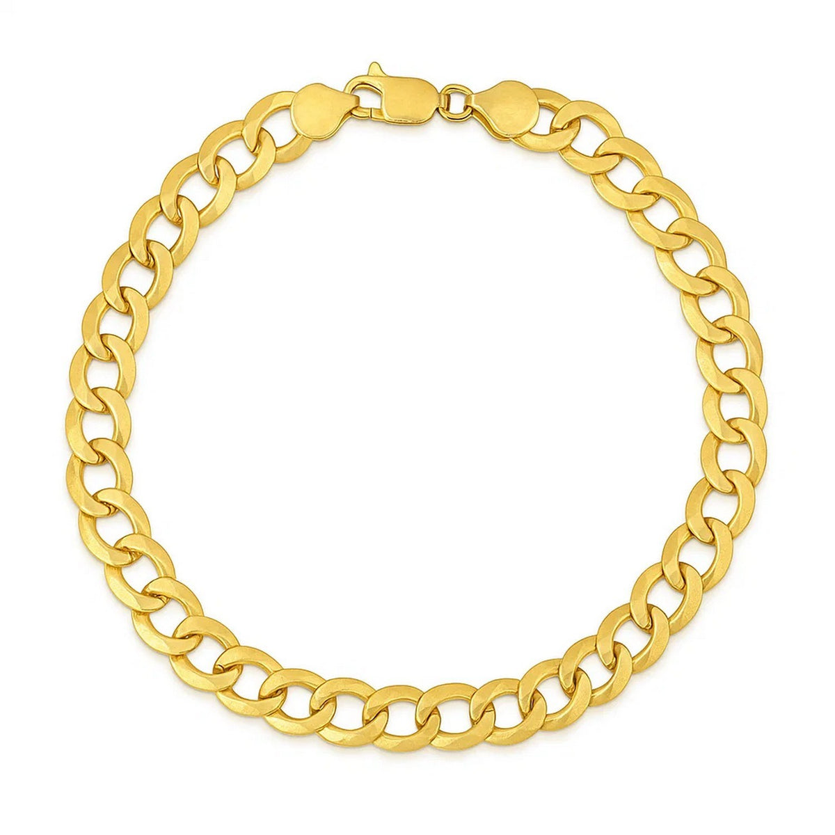 14k Solid Curb Bracelet (3.60 mm)