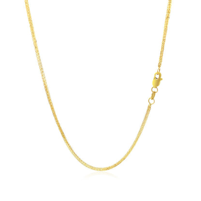 14k Foxtail Chain (1.00 mm)