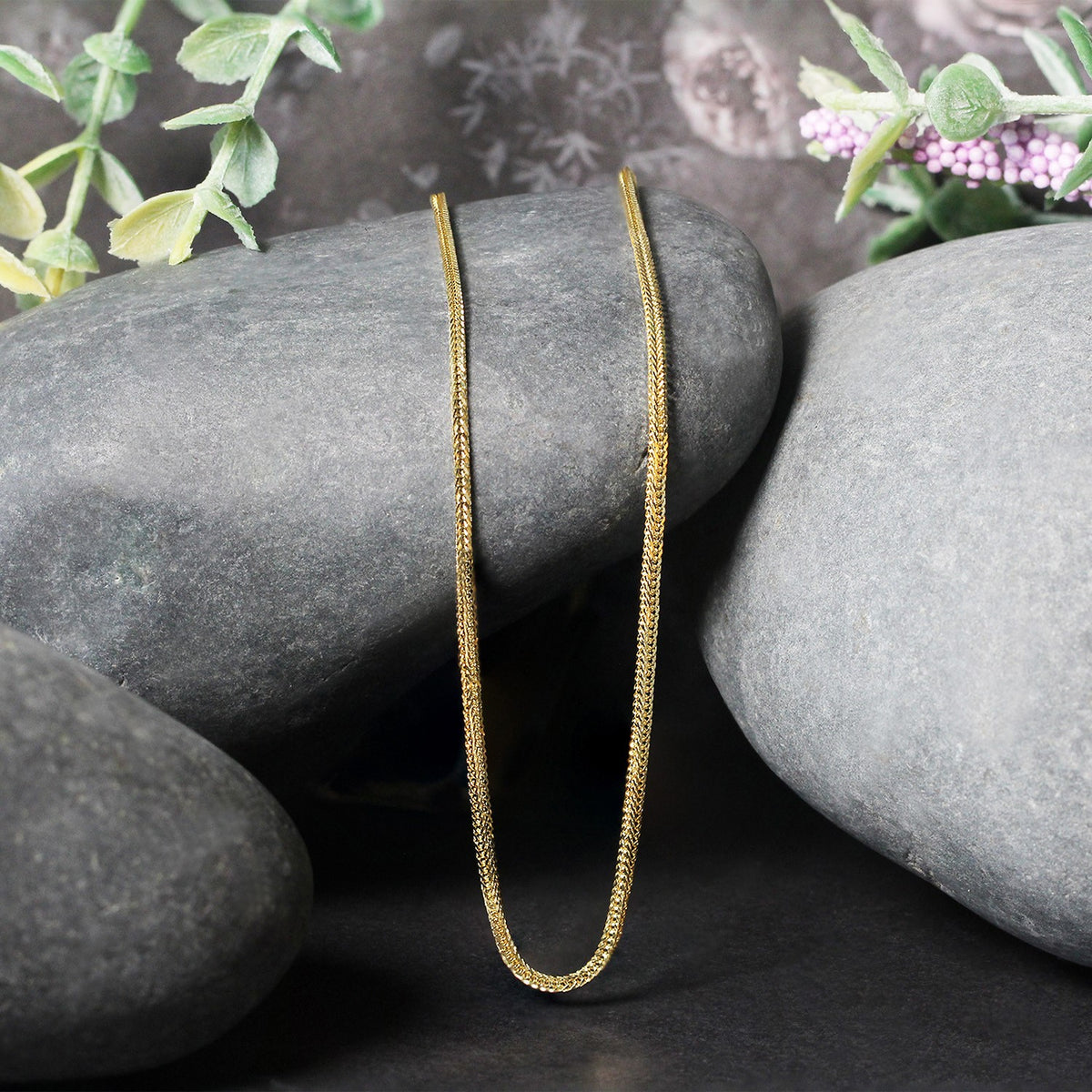 14k Foxtail Chain (1.00 mm)