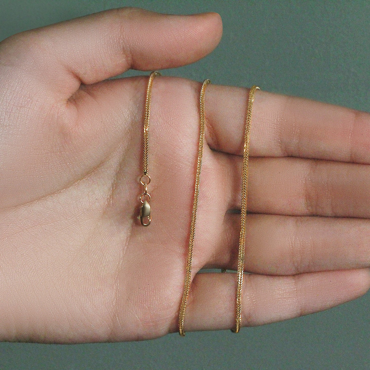 14k Foxtail Chain (1.00 mm)