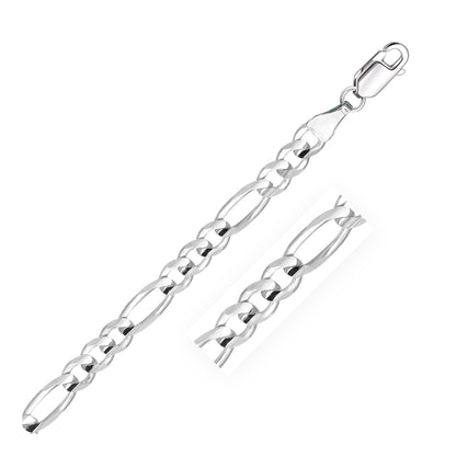 14k Solid Figaro Bracelet (3.00 mm)