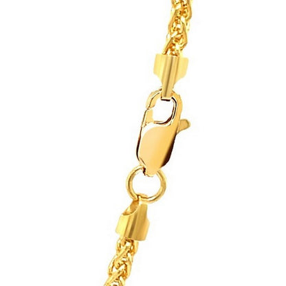 14k Round Wheat Chain
