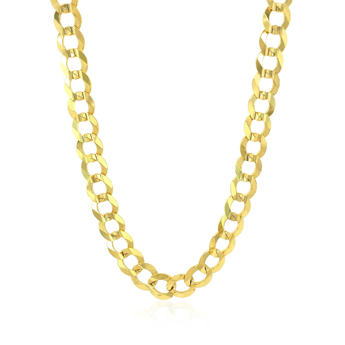 14k Solid Curb Chain