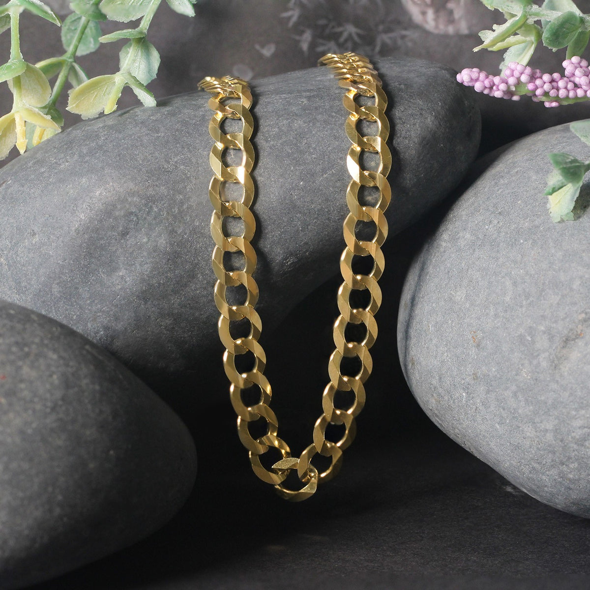 14k Solid Curb Chain