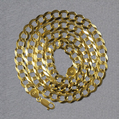14k Solid Curb Chain