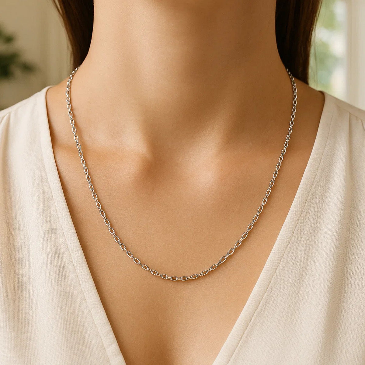 14k Diamond Cut Cable Link Chain (2.20 mm)