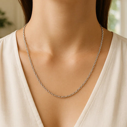 14k Diamond Cut Cable Link Chain (2.20 mm)
