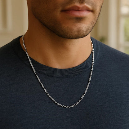 14k Diamond Cut Cable Link Chain (2.20 mm)