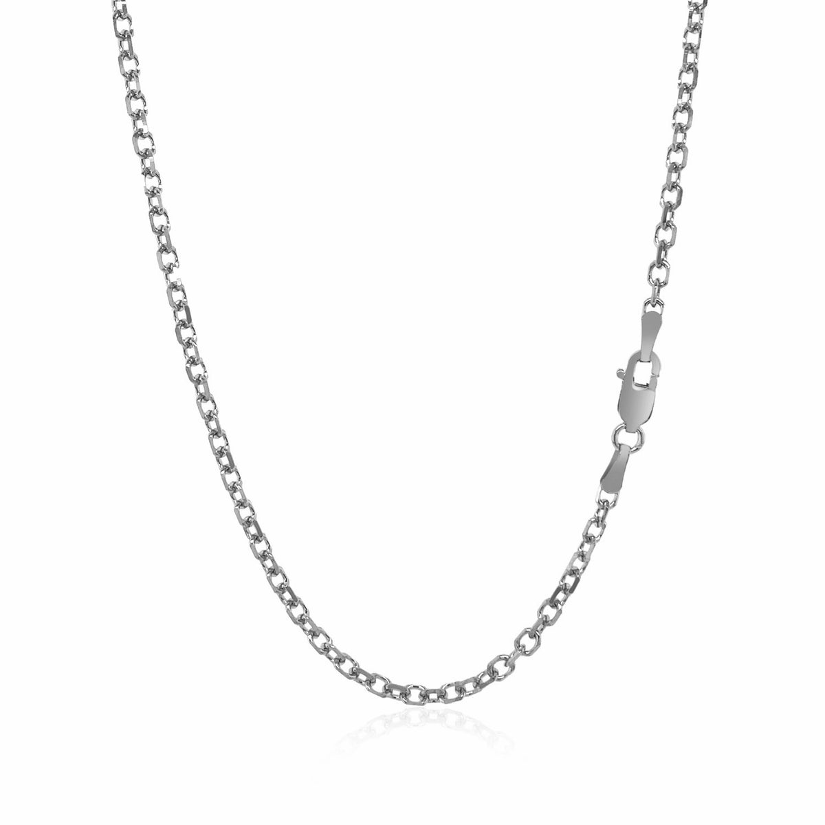 14k Diamond Cut Cable Link Chain (2.20 mm)