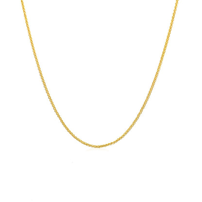 14k Round Wheat Chain