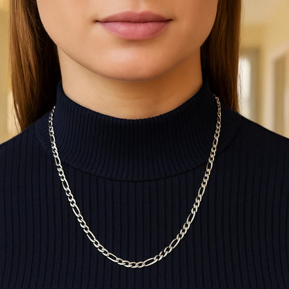 14k Solid Figaro Chain